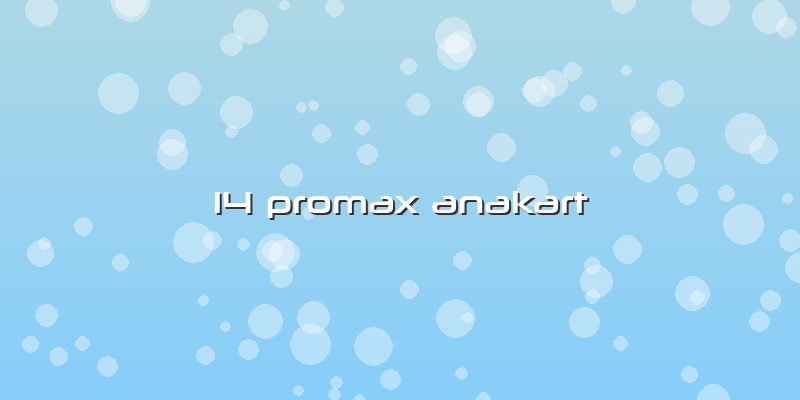 14 Promax Anakart