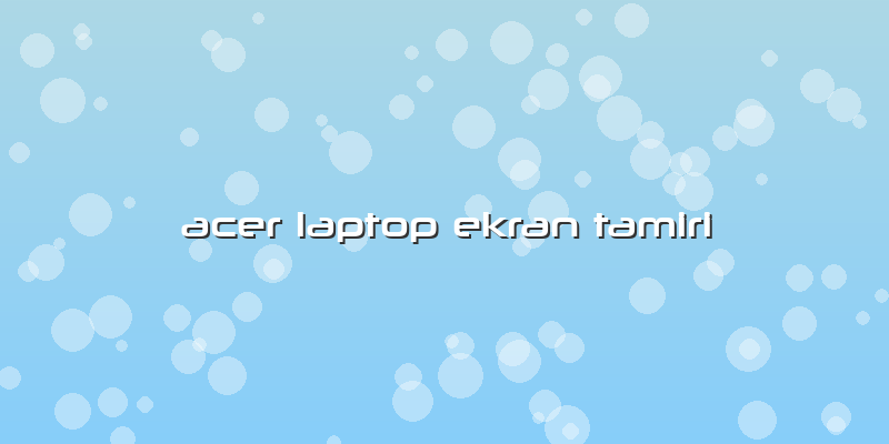 Acer Laptop Ekran Tamiri