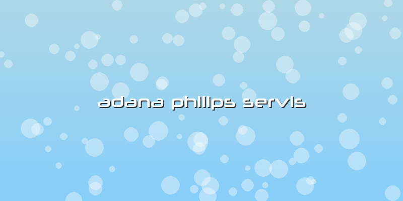 Adana Philips Servis