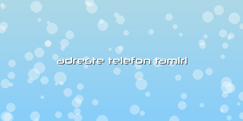 Adreste Telefon Tamiri