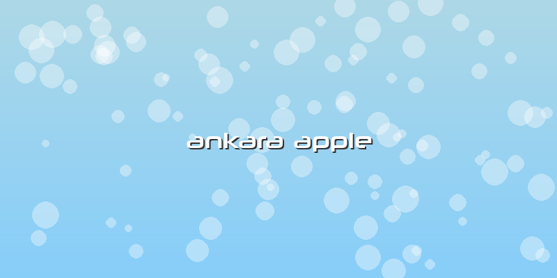 Ankara Apple