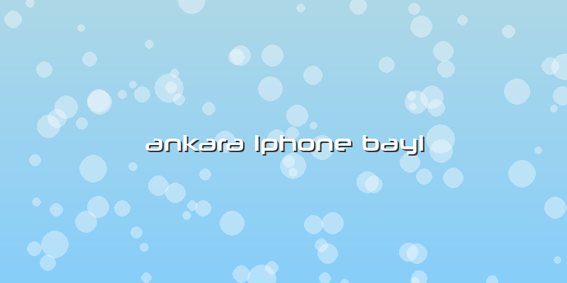 Ankara Iphone Bayi