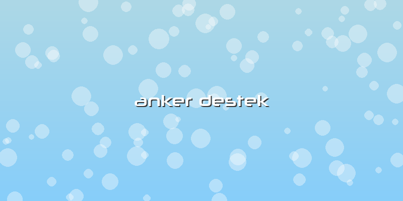 Anker Destek