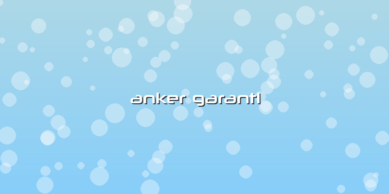 Anker Garanti