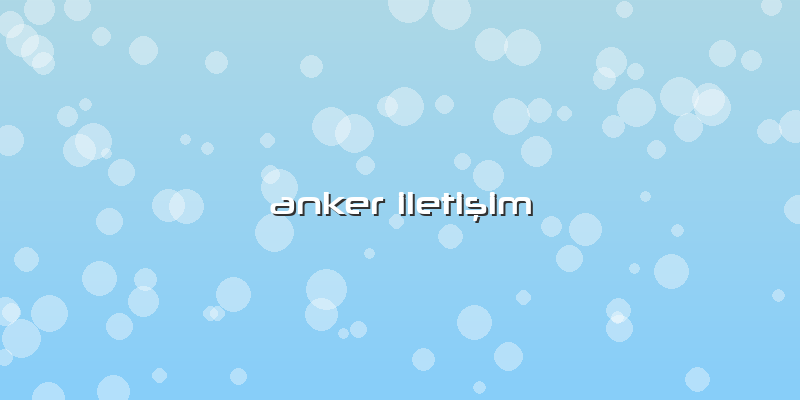 Anker Iletişim