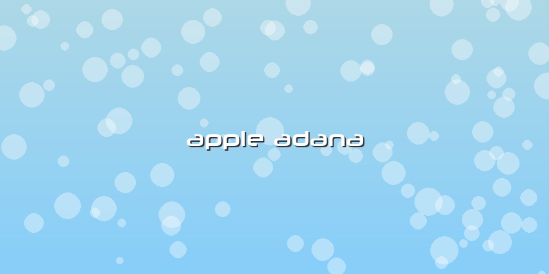 Apple Adana
