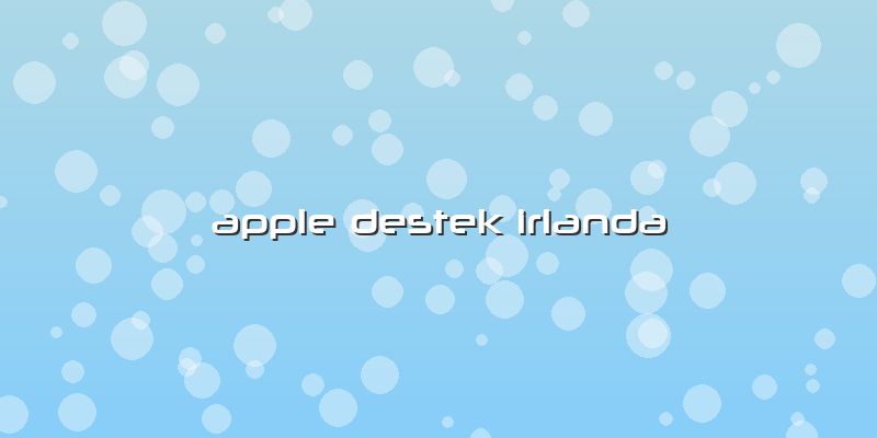 Apple Destek Irlanda