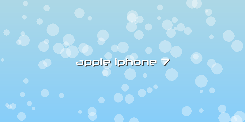 Apple Iphone 7