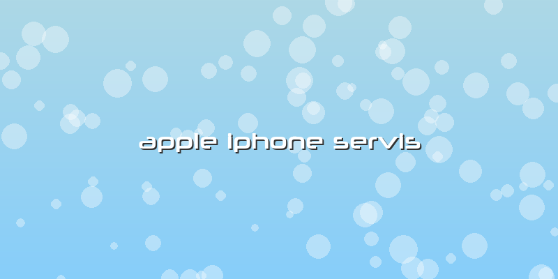Apple Iphone Servis