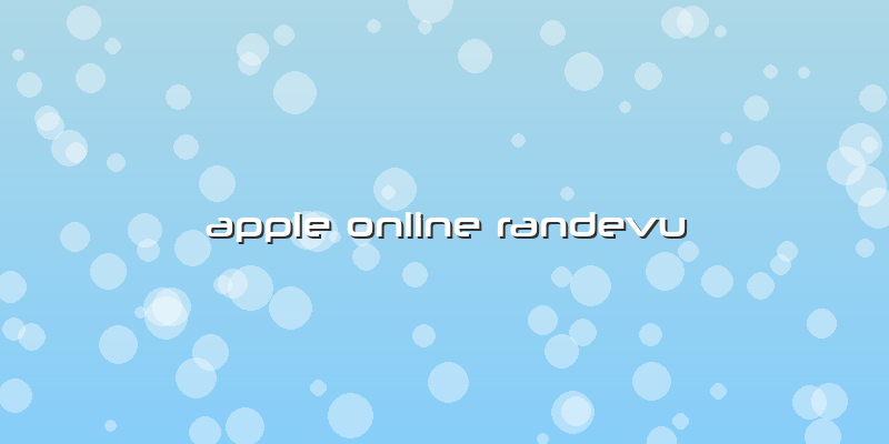 Apple Online Randevu