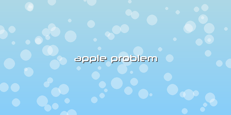 Apple Problem