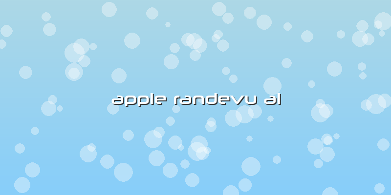 Apple Randevu Al