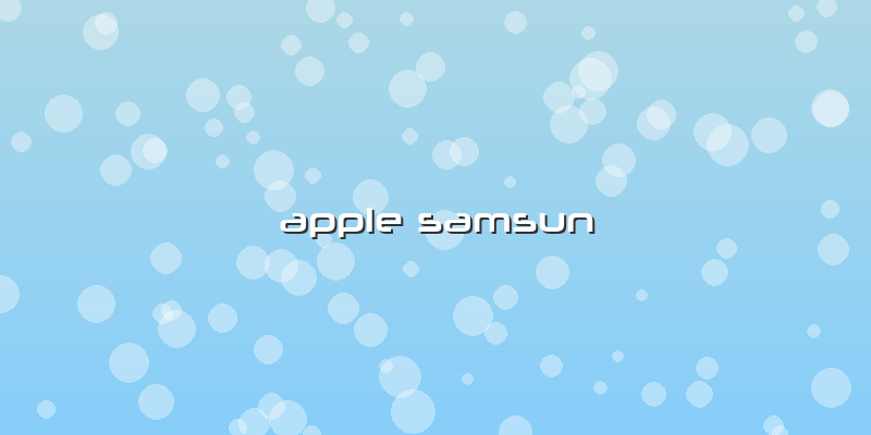 Apple Samsun