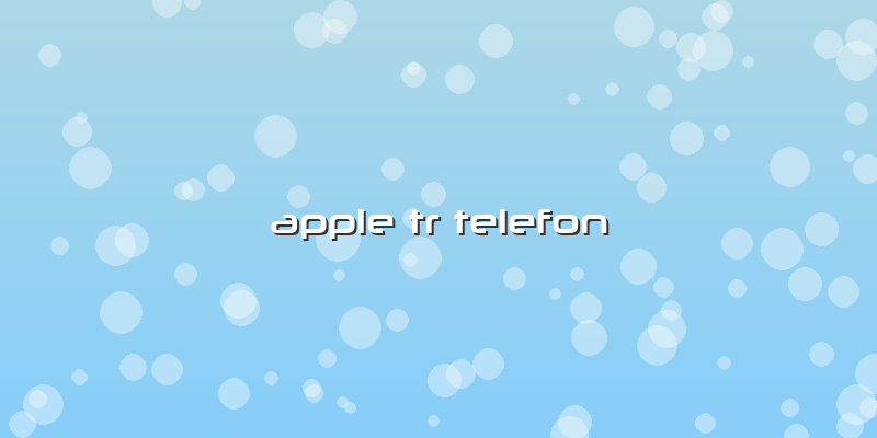 Apple Tr Telefon