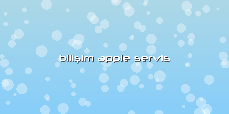 Bilişim Apple Servis