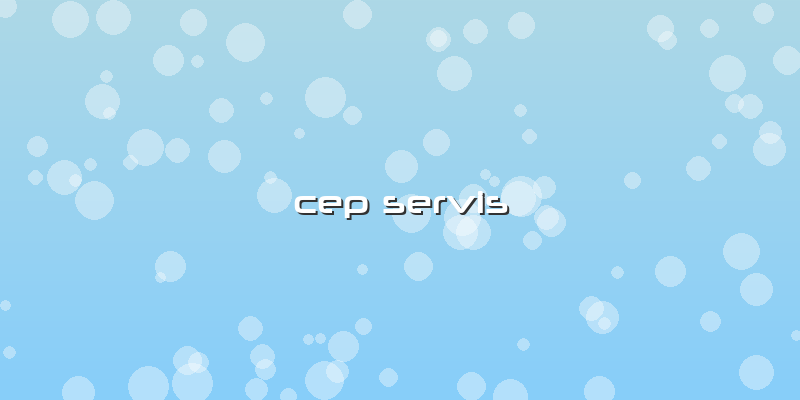 Cep Servis