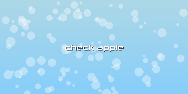 Check Apple