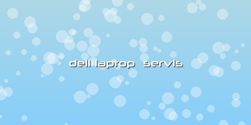 Dell Laptop Servis