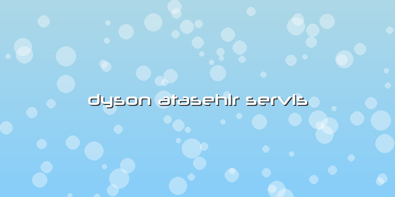 Dyson Ataşehir Servis
