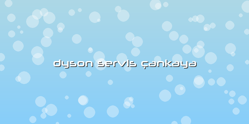 Dyson Servis çankaya