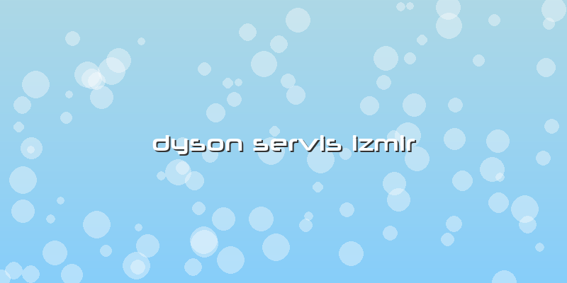 Dyson Servis Izmir