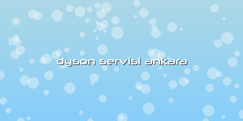 Dyson Servisi Ankara