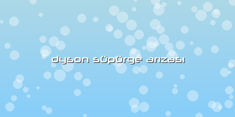 Dyson Süpürge Arızası