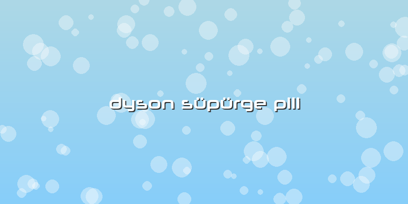 Dyson Süpürge Pili