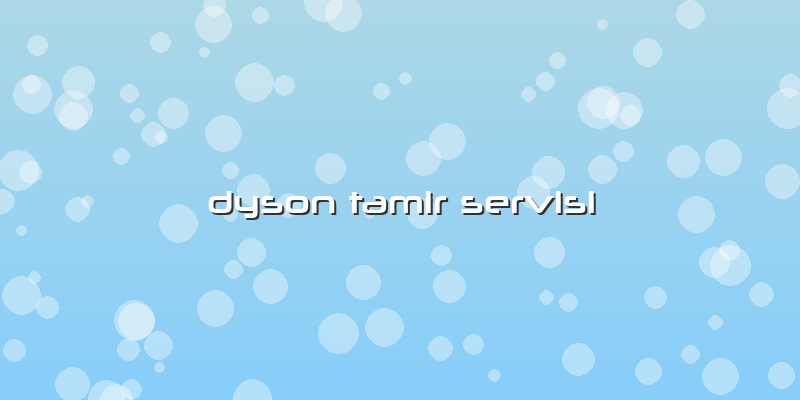 Dyson Tamir Servisi