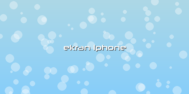 Ekran Iphone