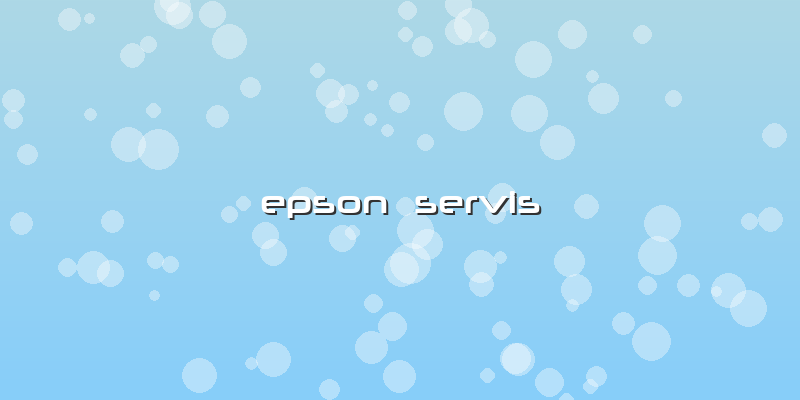 Epson  Servis