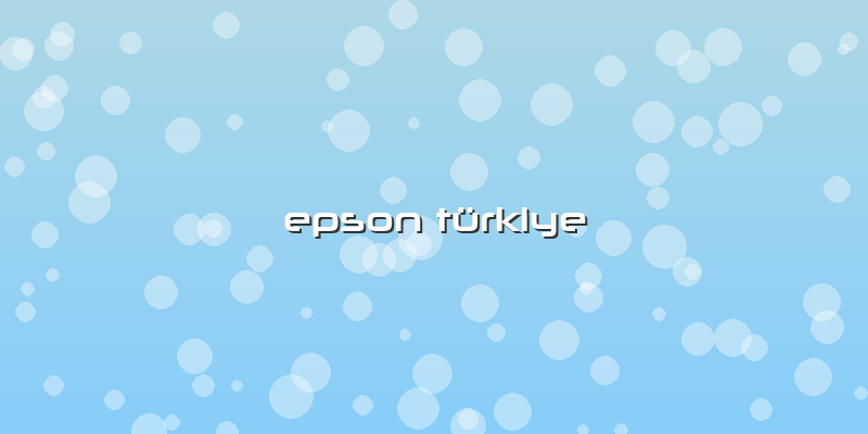 Epson Türkiye