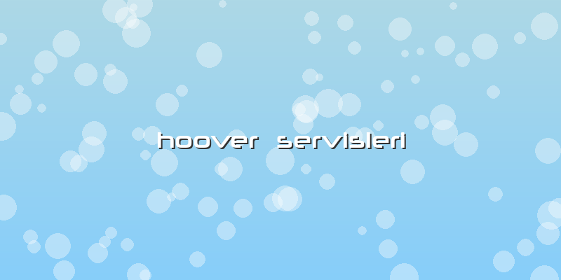 Hoover  Servisleri