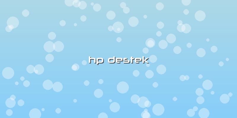 Hp Destek