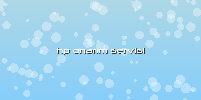 Hp Onarım Servisi