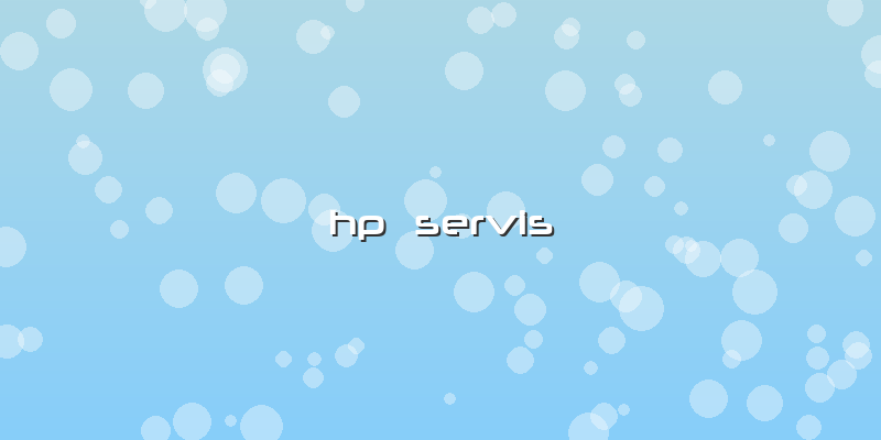 Hp Servis