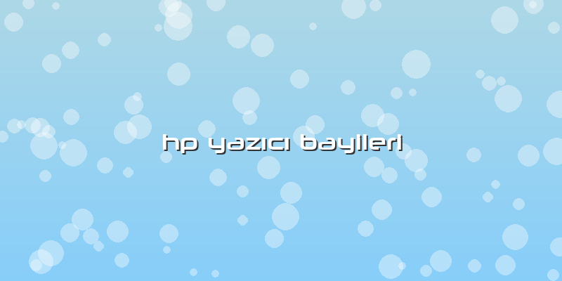 Hp Yazıcı Bayileri