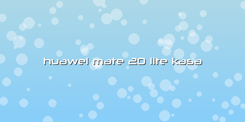 Huawei Mate 20 Lite Kasa