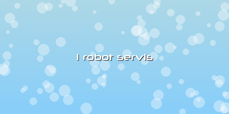 I Robot Servis