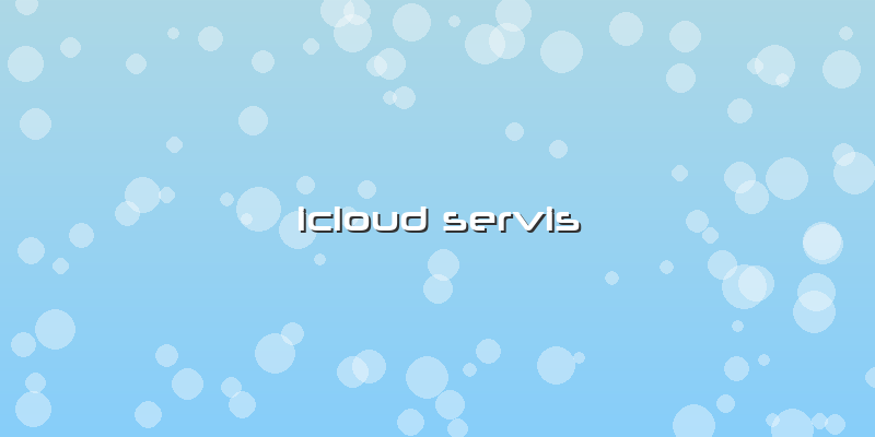 Icloud Servis
