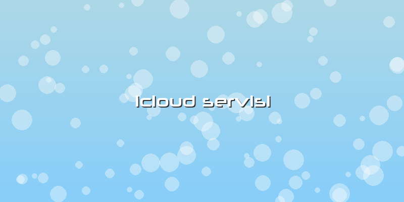 Icloud Servisi