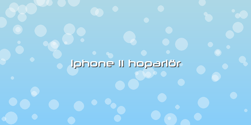 Iphone 11 Hoparlör