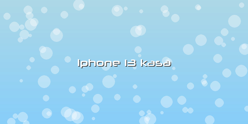 Iphone 13 Kasa