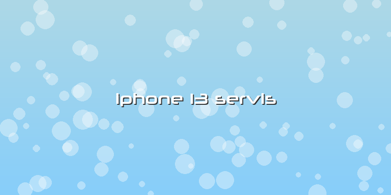 Iphone 13 Servis