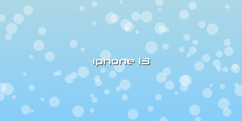 Ä±phone 13