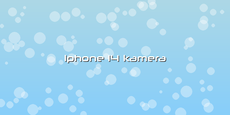 Iphone 14 Kamera