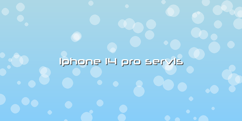 Iphone 14 Pro Servis