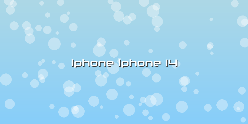 Iphone Iphone 14