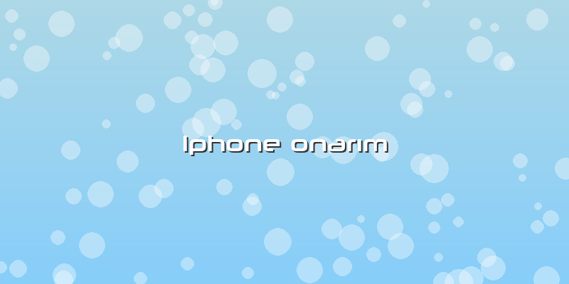 Iphone OnarÄ±m