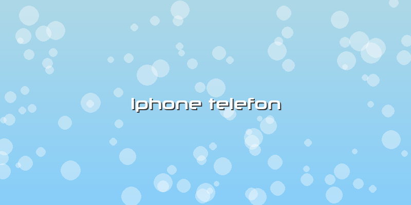 Iphone Telefon